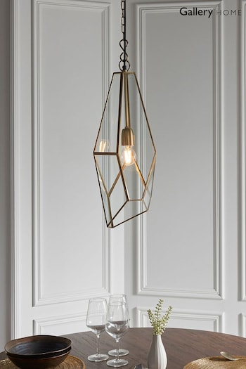 Gallery Home Brass Morla Ceiling Light Pendant (367574) | £180