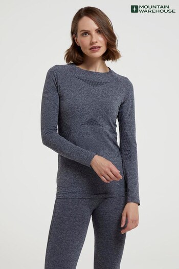 Mountain Warehouse Black Off Piste II Womens Thermal Top (369182) | £30