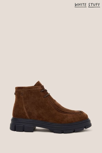 White Stuff Suede Wallaby Brown Boots (369368) | £89
