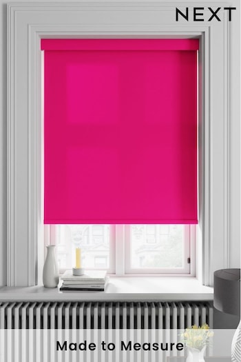 Fuchsia Pink Asher Made To Measure Light Filtering Roller Blind (370186) | £52