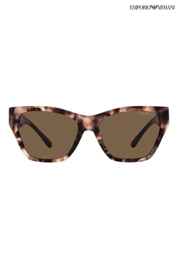 Emporio Armani mehr Brown 0EA4203U Sunglasses (370218) | £148