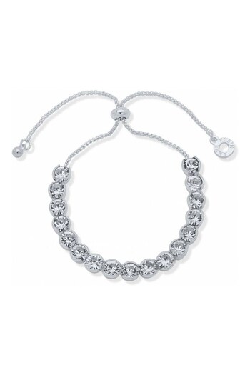 Anne Klein Jewellery Ladies Silver Tone Slider Bracelet (370696) | £40