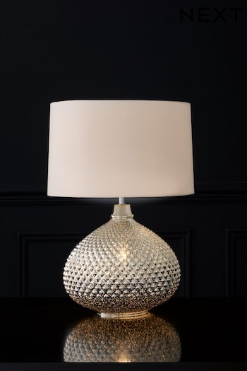 Chrome Glamour Dual Light Large Table Lamp (370731) | £85