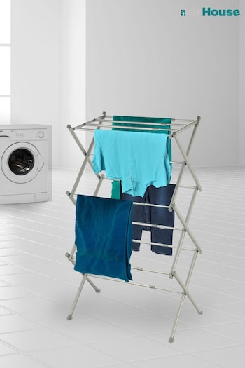 Our House Grey Extending Clothes Airer (370935) | £20