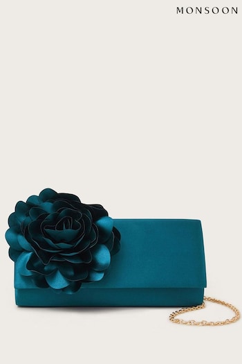 Monsoon Blue Corsage Occasion Bag (371195) | £45