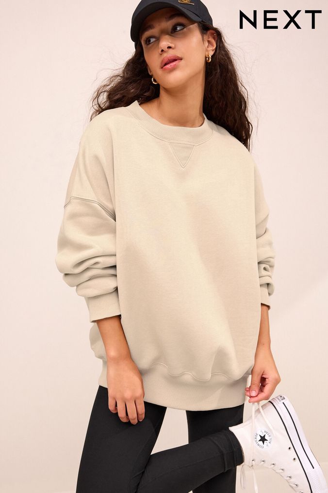 Women s Longline Sweat Tops Curve Petite Sweat Tops Next