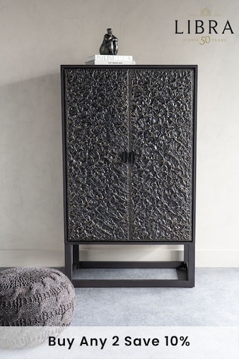 Libra Interiors Brown Nala Bar Cabinet (371829) | £1,610