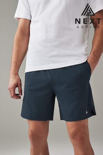 Navy 7 Inch Active Gym Sports Shorts (371954) | £20