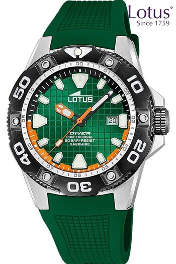 Lotus Gents Green Diver Watch (372285) | £139