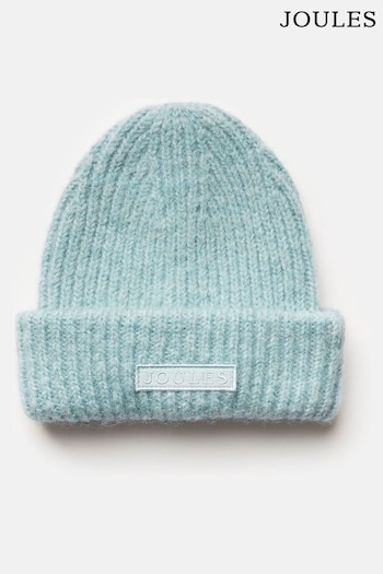 Joules Beatrice Blue Soft Oversized Beanie (372460) | £12.95