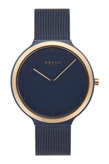 Obaku Ladies Blue Satin Lille Ocean Watch (372614) | £159