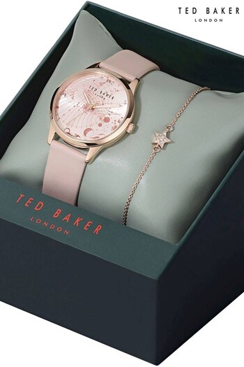 Ted Baker Ladies Pink Fitzrovia Constellation Watch (372659) | £160