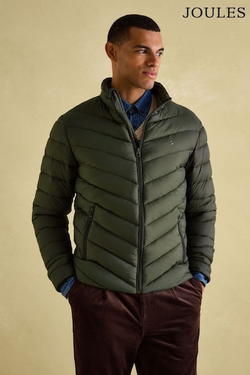 Joules Garrett Green Showerproof Padded Jacket (373152) | £59