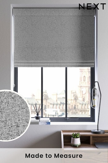 Grey Soft Marl Made To Measure Roman Blind (373224) | £70