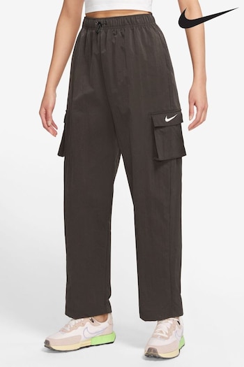 Nike Beige High Rise Woven Cargo Trousers (373466) | £73
