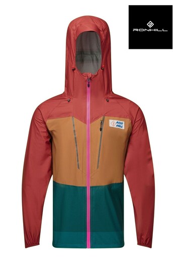 Ronhill Mens Red Tech Fortify Waterproof Running Jacket (373587) | £170