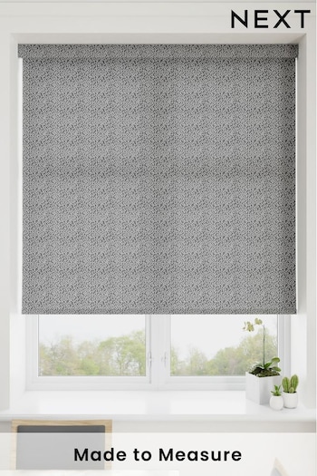 Ash Grey Squiggle Made To Measure Roller Blind (373715) | £55