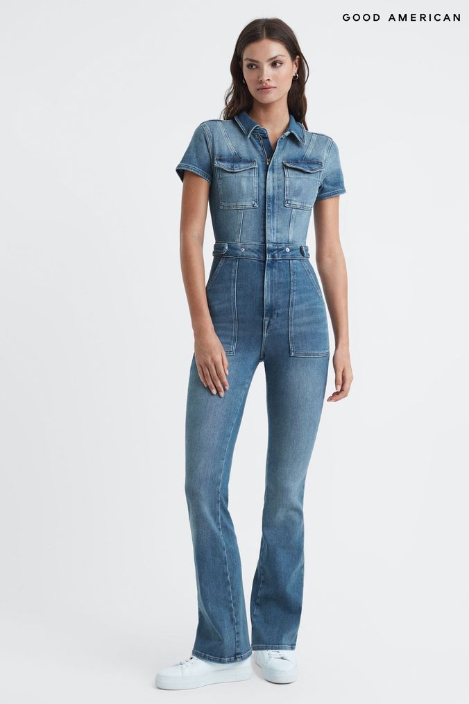 Overall hotsell denim jeans