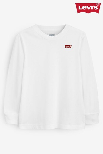 Levi's® White Chest Logo Long Sleeve T-Shirt (374850) | £20 - £22