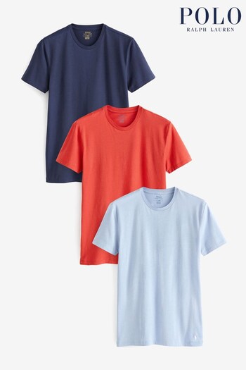 Polo athleisure Ralph Lauren Crew Neck Under Shirts 3 Packs (375396) | £60