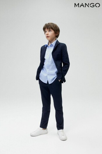 Mango Blue Regular Fit Suit: Jacket (375415) | £56