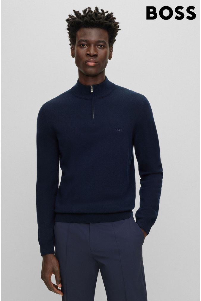 Hugo boss half zip jumper top