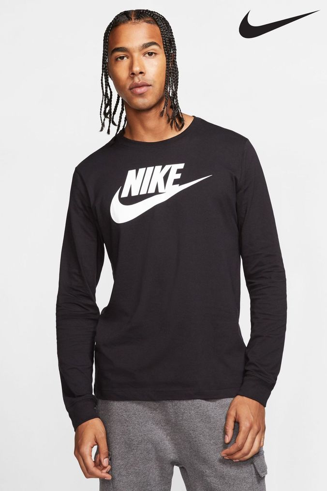 Black long sleeve shirt nike 2025