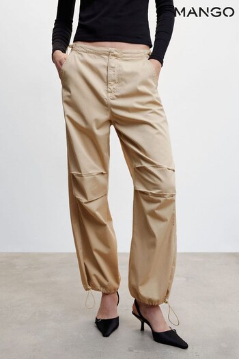 Mango Parachute Brown Trousers (376205) | £50