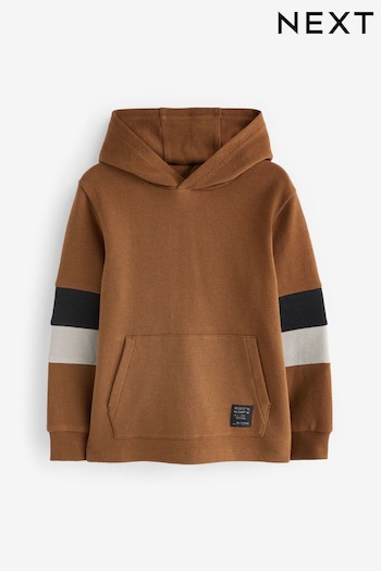 Rust Brown Textured Hoodie (3-16yrs) (376534) | £14 - £19