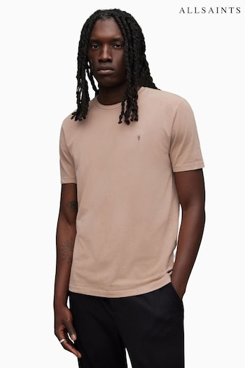 AllSaints Pink Ossage Crew T-Shirt (376865) | £35