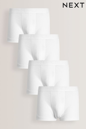 White 4 pack Hipster Boxers (377158) | £22