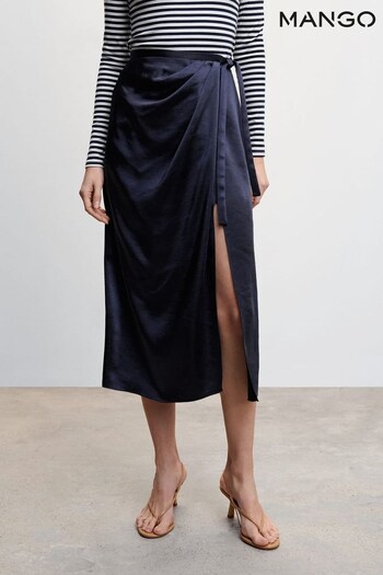 Mango Satin Wrap Skirt (377185) | £46