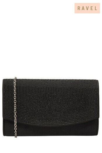 Ravel Black Clutch Bag with Chain (377217) | £45