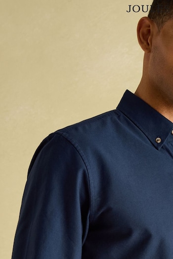 Joules Oxford Navy Long Sleeve Classic Fit Shirt (377220) | £44.95