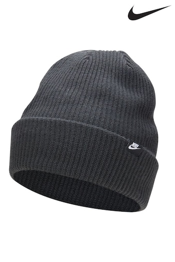 Nike Grey Peak Standard Cuff Futura Beanie (377379) | £23