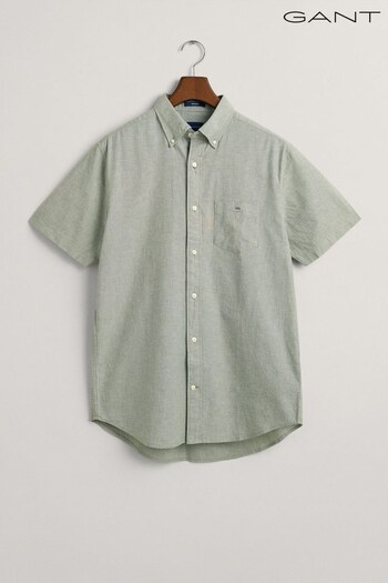 GANT Regular Fit Cotton Linen Shirt (377696) | £90