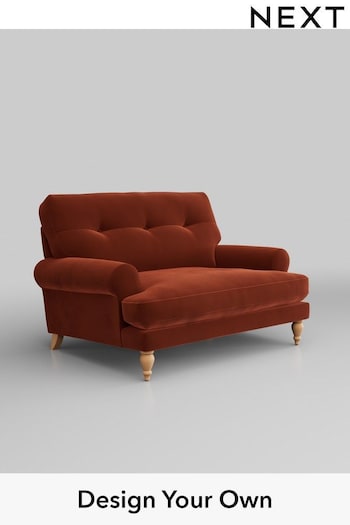 Plush Velvet Easy Clean/Ginger Erin Buttoned Back Deep Sit (377831) | £499 - £1,975