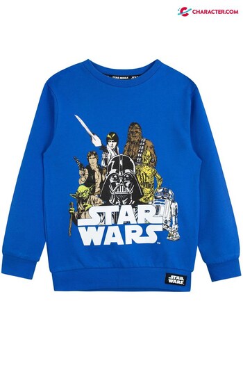 Character Blue Star Wars Long Sleeve Sweatshirt (377911) | £18