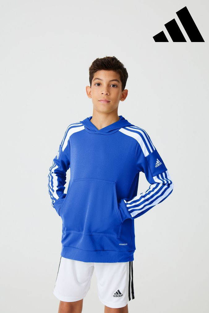 Girls blue cheap adidas hoodie