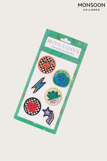 Monsoon Green Fun Iron On Badges (378721) | £8