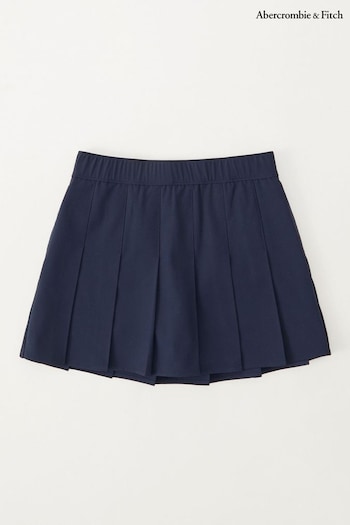 Abercrombie & Fitch Navy Blue Pleated Skort (378907) | £24