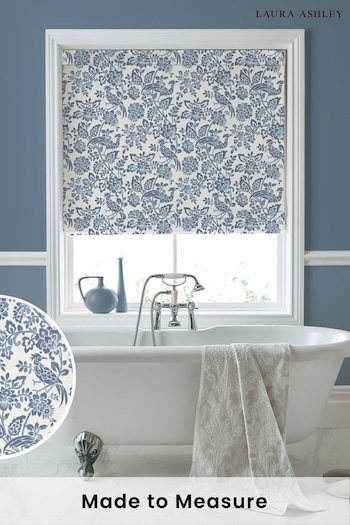 Laura Ashley Blue Adain Palace Made to Measure Roman Blinds (378935) | £79