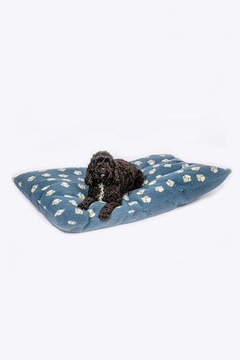 Danish Designs Blue Fleece Harbour Paw Deep Duvet Dog Bed (378963) | £51 - £77
