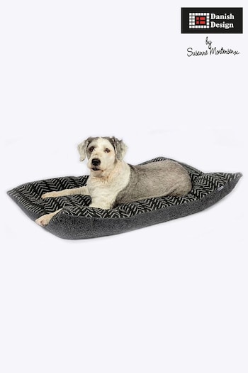 Danish Designs Charcoal Fleece Arrows Deep Duvet Dog Bed (378965) | £51 - £77