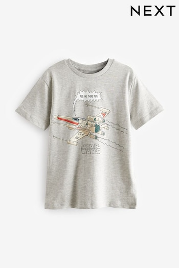 Star Wars Grey Star Wars Short Sleeve T-Shirt (3-16yrs) (379851) | £12 - £17