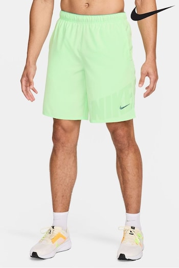 Nike Light Green Dri-FIT Challenger 9 Inch Unlined Running Shorts (380436) | £38