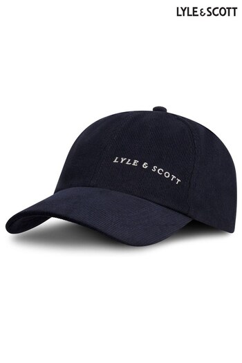 Lyle & Scott Cord Logo Cap (380539) | £25