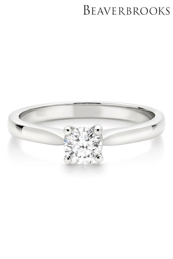 Beaverbrooks Platinum Diamond Solitaire Ring (380567) | £3,250