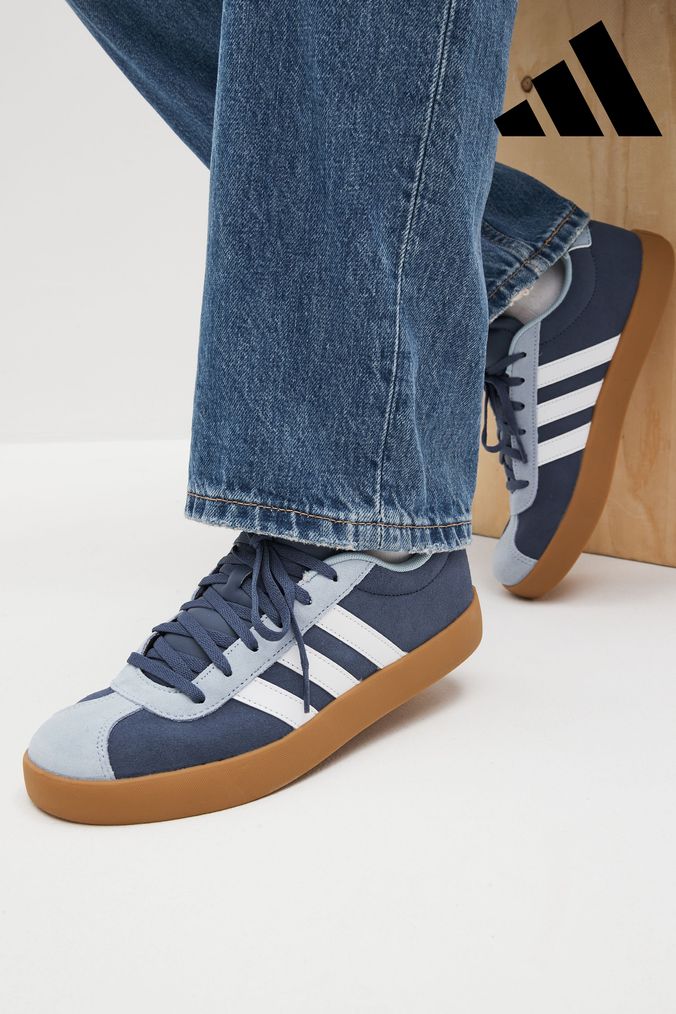 Adidas blue trainers outlet