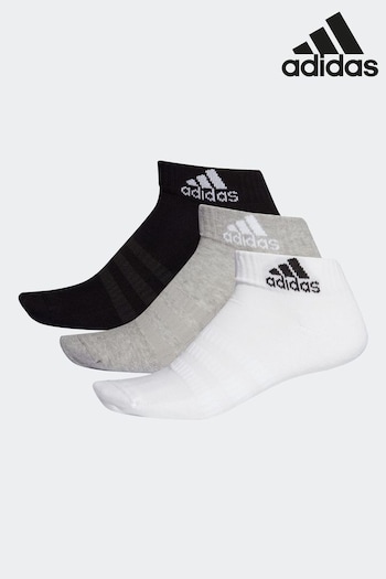 adidas futbol Multi Adult Cushioned Ankle Socks 3 Pairs (380904) | £12